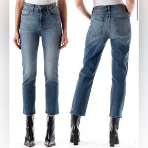 Fidelity Denim Twiggy Ultra High Rise Tapered Crop Size 26